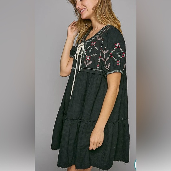 POL embroidered mini Dress NWOT - Picture 3 of 6